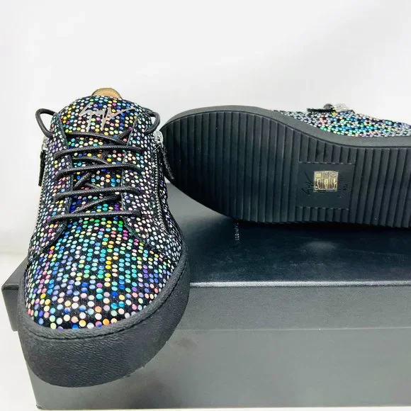 Giuseppe Zanotti MAY LONDON Shadout Disco Nero Size 10.5 Sneakers Men's Shoes